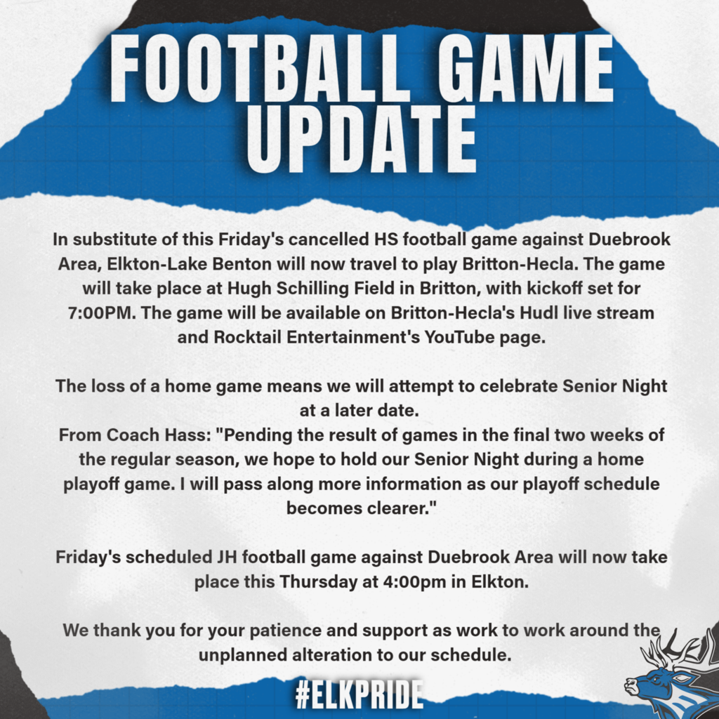 Football Game Update