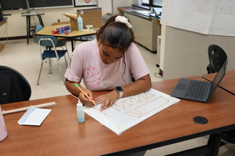 Student designs truss bridge in Ellenville P-TECH class