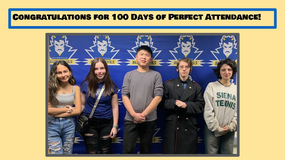 100 Days of Perfect Attendance