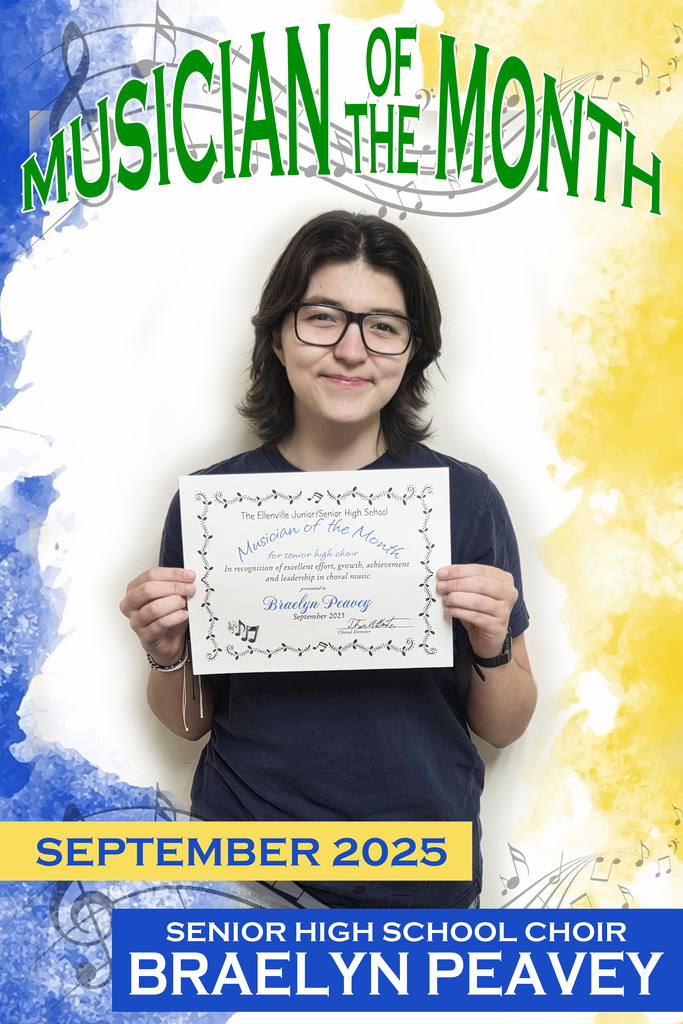 Sr HS Choir Musician of the Month: Braelyn Peavey