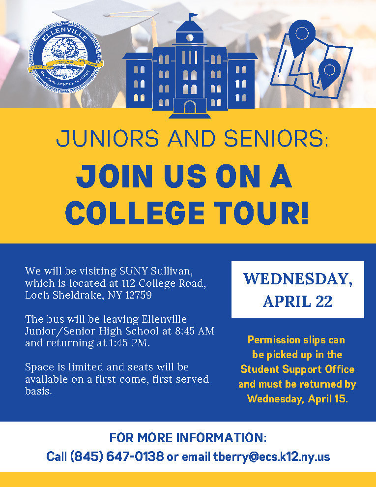 Ellenville Spring College Tour