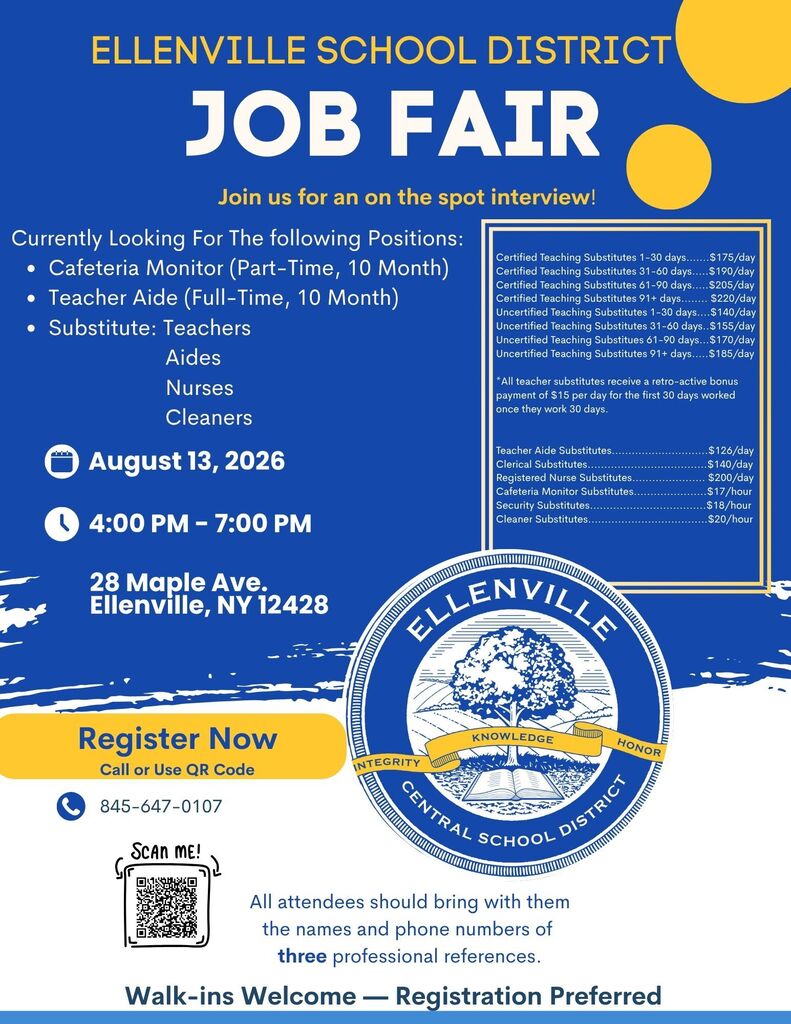 Job fair flyer