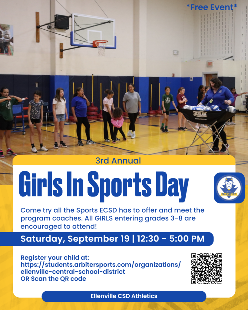 Event flyer for Girls In Sports Day