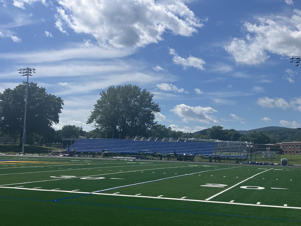 New bleachers being built