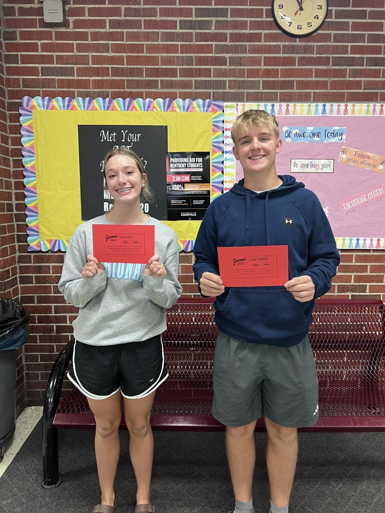 Sept. Students of the month