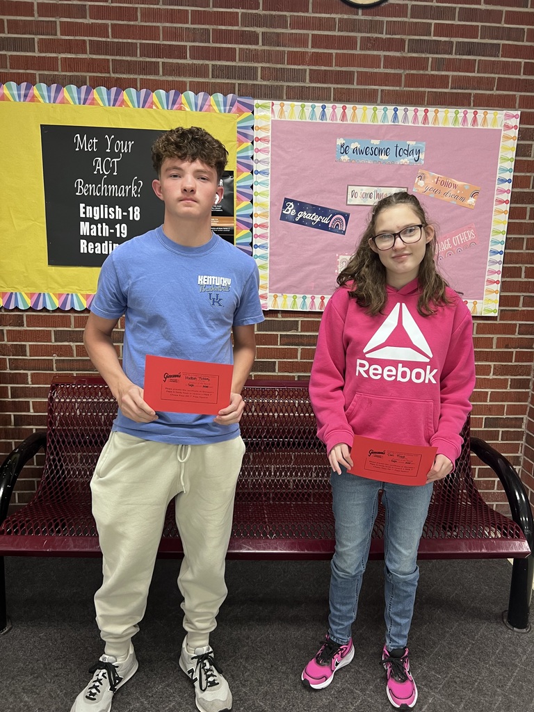 Sept. Students of the month