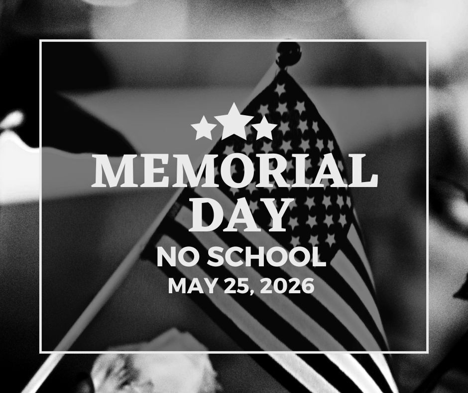 memorial day- no school