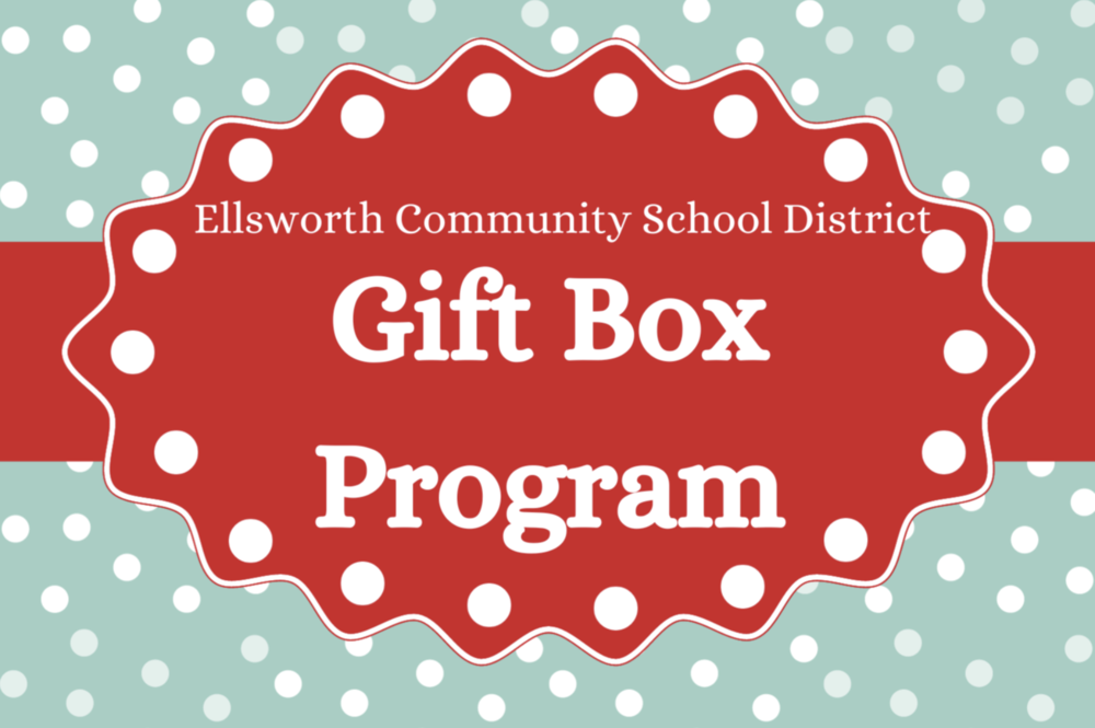 🎁 Gift Box Program Applications Due November 15  The Ellsworth Gift Box Program helps families within the Ellsworth School District area during the holidays. This program is made possible thanks to caring community volunteers, the Ellsworth School Foundation, and Pierce Pepin Cooperative Services. 💜  If your family would like to be sponsored this year, please complete an application by Friday, November 15. Applications are available on our website or at any district building.  Completed forms can be emailed, faxed, or mailed to the Gift Box Office. Once received, someone from the program will follow up with a phone call.  Learn more and find the application here: https://www.ellsworth.k12.wi.us/page/gift-box-program
