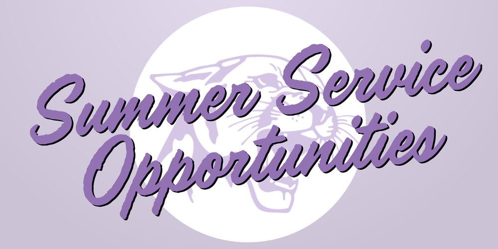 Summer Service Opportunities