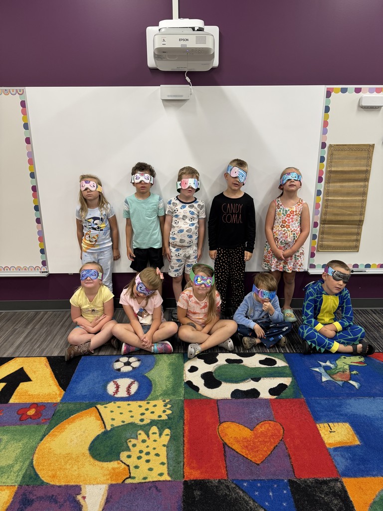 🎉 Mrs. Therriault’s kindergarteners wrapped up Jump Start this week with lots of fun and learning!  They’ve been busy practicing their fine motor skills using playdoh and beads, and today they celebrated their last day in style — wearing pajamas and making their own sleep masks! 💤💜  We can’t wait to see all of our students back in the building very soon! #PantherPride #JumpStart #KindergartenReady
