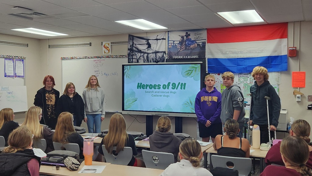 🇺🇸 This week in Mr. Blaeser’s Social Studies class, students honored September 11th by sharing their Heroes of 9/11 presentations. Each student highlighted the courage and sacrifice of individuals who made a lasting impact on that day. We’re proud of their thoughtful work and the way they remembered and reflected on this important part of history. ❤️🤍💙