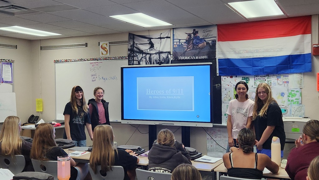 🇺🇸 This week in Mr. Blaeser’s Social Studies class, students honored September 11th by sharing their Heroes of 9/11 presentations. Each student highlighted the courage and sacrifice of individuals who made a lasting impact on that day. We’re proud of their thoughtful work and the way they remembered and reflected on this important part of history. ❤️🤍💙