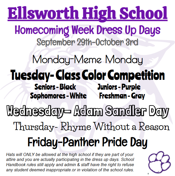 Homecoming Dress Up Day 💜