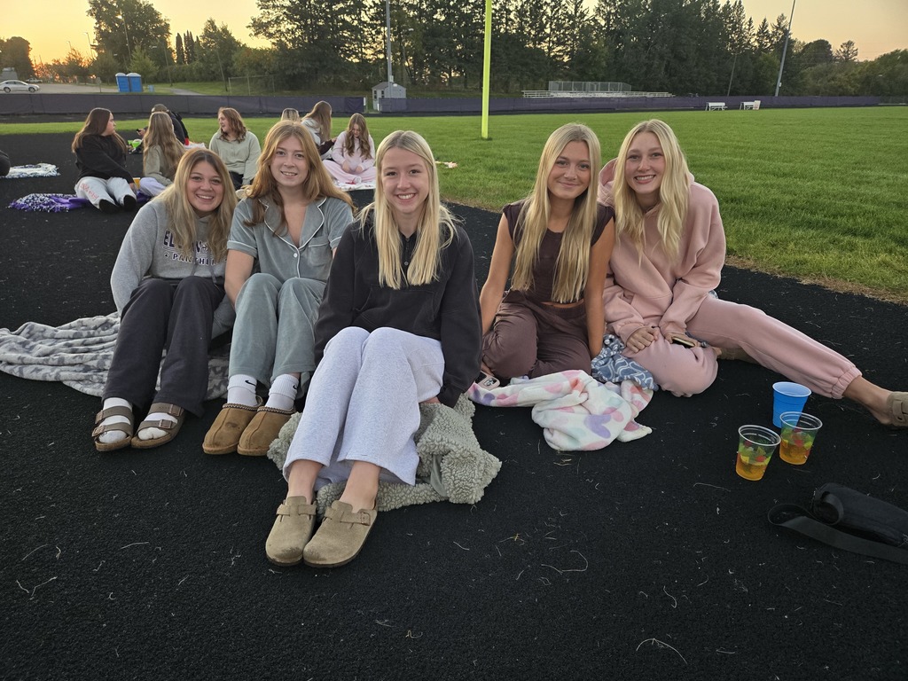 ☀️🌅 The Class of 2025 kicked off their last EHS Homecoming Week with Senior Sunrise this morning. At 6:45 a.m., they gathered on the football field with coffee, juice, and donuts to watch the sun rise together.  It was a simple but meaningful moment — a reminder of how far they’ve come and how quickly their time at EHS is flying by. Here’s to making the most of every memory in their senior year. 💜🖤 #PantherPride