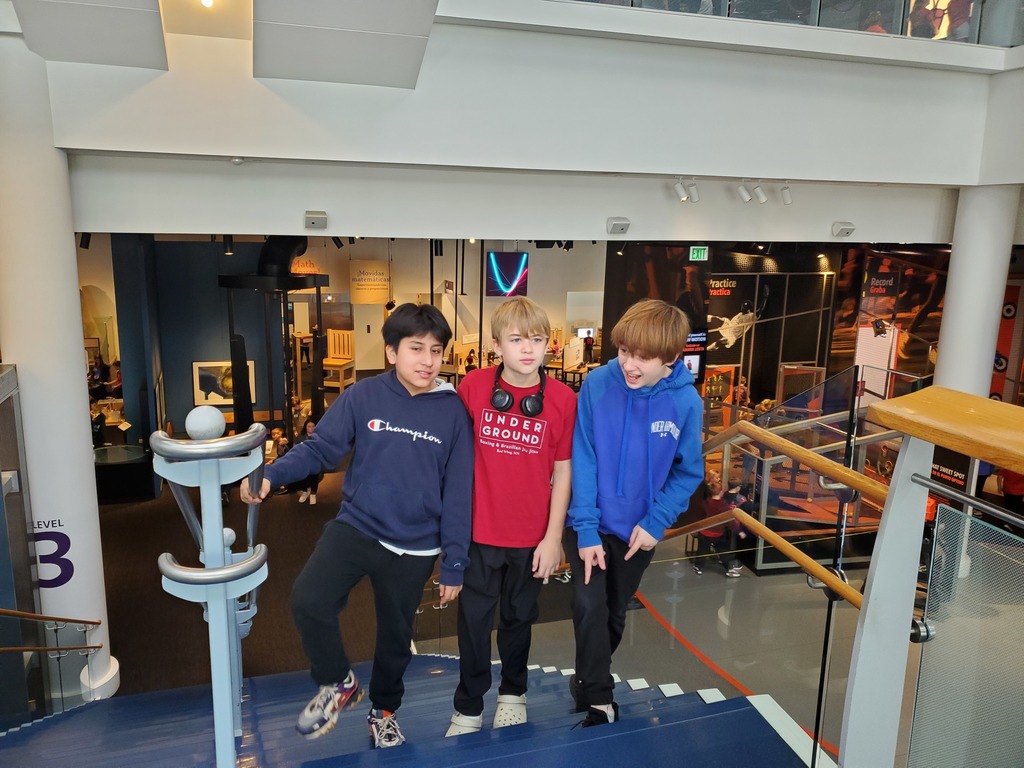 Our 7th graders were able to attend their annual field trip to the Minnesota Science Museum again this year — thanks to the generosity of the Ellsworth Middle School Parent Club! 💜  Students had a great time exploring, discovering, and learning through all the hands-on exhibits and experiences the museum has to offer. 🧪🔬  We’re so grateful for the continued support that helps make opportunities like this possible!
