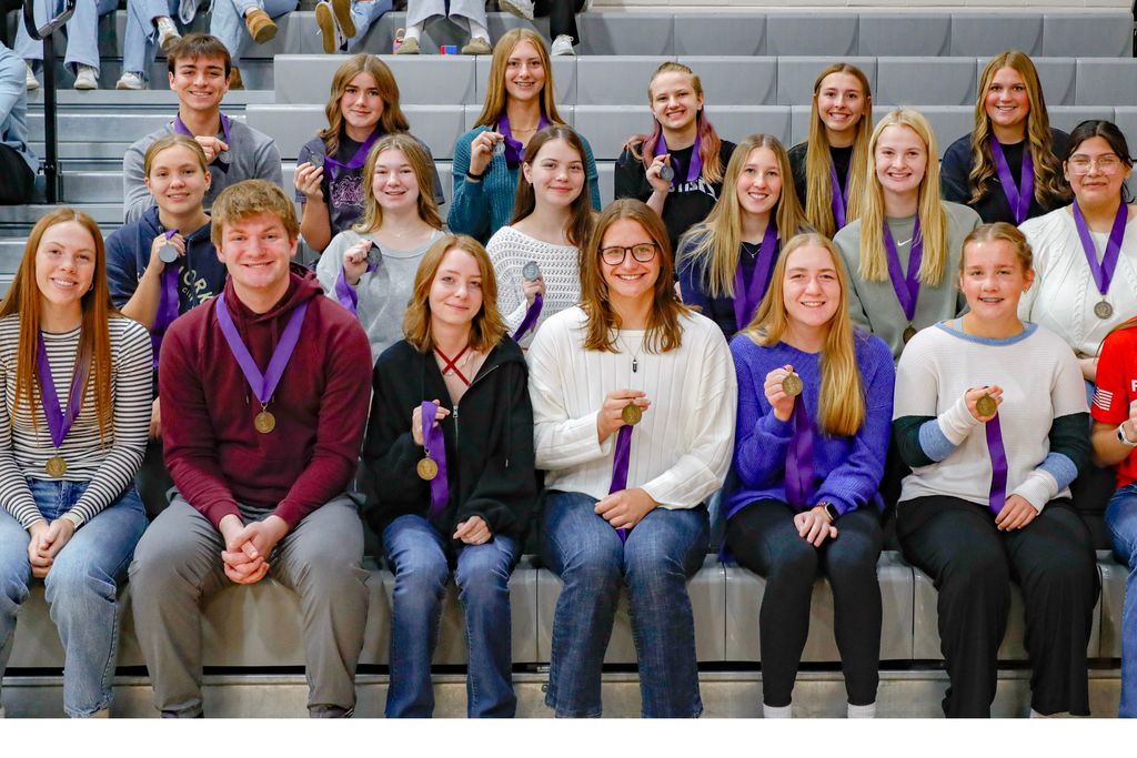 EHS Academic Awards Ceremony 🌟 We recently celebrated the academic accomplishments of our students at the Ellsworth High School Academic Awards Ceremony!  These students have shown incredible dedication to their studies and serve as great examples of Panther Pride. Congratulations to all of our honorees—including Mateo Cordes and Hannah Carpenter, who were inadvertently left off the original recipient list during the ceremony.  We’re proud of each of you for your hard work and commitment to learning! 💜🐾