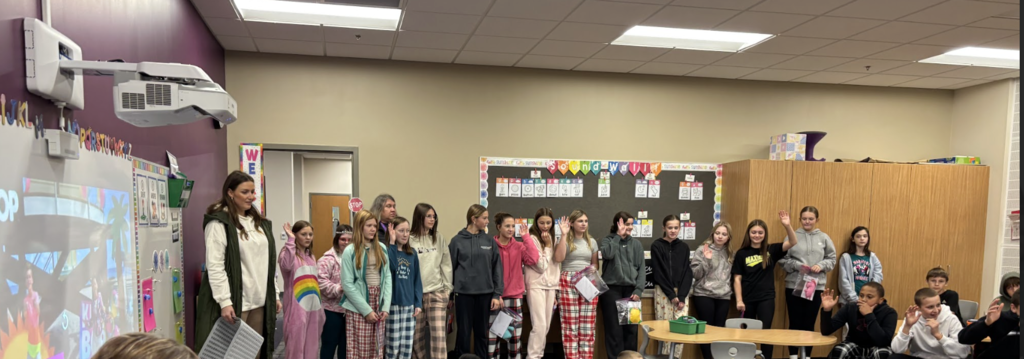 💜 Collaboration across grade levels is one of the best parts of being a Panther!  Mrs. Thompson Kinneman’s 7th and 8th grade FACS students recently delivered their creative projects to Ms. Heitman’s kindergarten class. Earlier this year, kindergarteners shared ideas for characters they’d love to see—and the middle schoolers made it happen!  Our 7th graders wrote stories about the characters, and the 8th graders hand-sewed them into adorable creations. The kindergarten students were thrilled to receive their very own character and storybook! 📚💜  #PantherPride