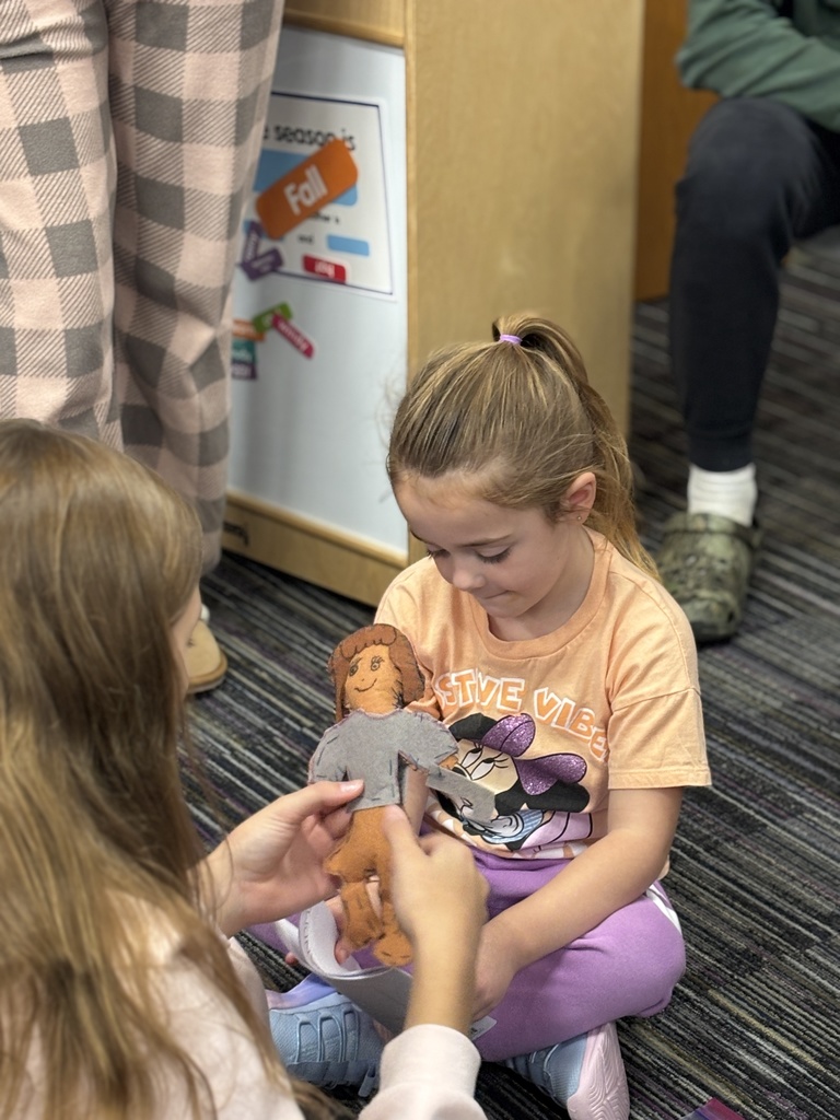 💜 Collaboration across grade levels is one of the best parts of being a Panther!  Mrs. Thompson Kinneman’s 7th and 8th grade FACS students recently delivered their creative projects to Ms. Heitman’s kindergarten class. Earlier this year, kindergarteners shared ideas for characters they’d love to see—and the middle schoolers made it happen!  Our 7th graders wrote stories about the characters, and the 8th graders hand-sewed them into adorable creations. The kindergarten students were thrilled to receive their very own character and storybook! 📚💜  #PantherPride