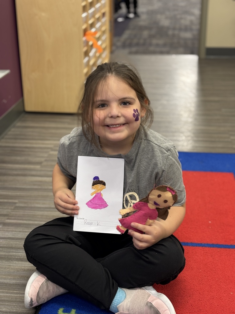 💜 Collaboration across grade levels is one of the best parts of being a Panther!  Mrs. Thompson Kinneman’s 7th and 8th grade FACS students recently delivered their creative projects to Ms. Heitman’s kindergarten class. Earlier this year, kindergarteners shared ideas for characters they’d love to see—and the middle schoolers made it happen!  Our 7th graders wrote stories about the characters, and the 8th graders hand-sewed them into adorable creations. The kindergarten students were thrilled to receive their very own character and storybook! 📚💜  #PantherPride