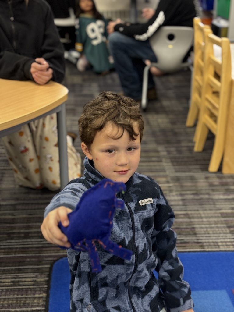 💜 Collaboration across grade levels is one of the best parts of being a Panther!  Mrs. Thompson Kinneman’s 7th and 8th grade FACS students recently delivered their creative projects to Ms. Heitman’s kindergarten class. Earlier this year, kindergarteners shared ideas for characters they’d love to see—and the middle schoolers made it happen!  Our 7th graders wrote stories about the characters, and the 8th graders hand-sewed them into adorable creations. The kindergarten students were thrilled to receive their very own character and storybook! 📚💜  #PantherPride