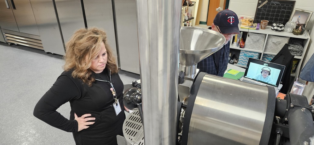 ☕️ Panther Perk Update!  We did our seasoning roast last week on the new coffee roaster! There are just a few bugs to work out, but we’re getting one step closer to production.  Stay tuned — Panther Perk coffee will be brewing soon! 🐾