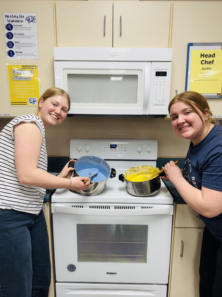 On October 19, the Ellsworth Hearts & Minds group completed another successful shipment of school supplies and comfort items to Ukraine, this time to a school in Radomyshl', located in the region of Zhytomyr Oblast in north-central Ukraine, about 70 miles west of Kyiv. After months of dedicated fundraising, the Hearts & Minds students raised enough money to purchase the supplies and cover shipping costs. With help from Day of Service volunteers, supplies were packaged. With the help of Ryan, my dad, Tom Benson, and his wife, Valentyna—who is from Radomyshl—19 boxes were labeled and shipped, each one carrying the compassion, encouragement, and hope of an entire school community reaching across the world.