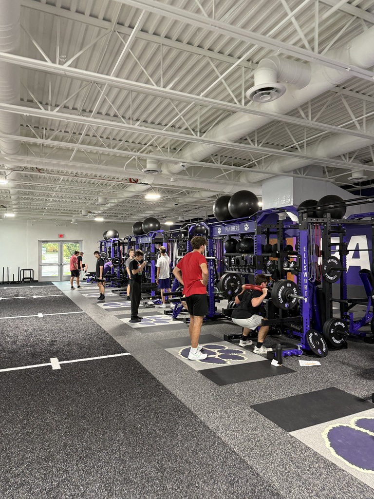Ms. Poulos’ Weight Training PE students are putting our brand-new Weight Room to good use! 💪 Students are learning how to lift safely, use available resources, and build confidence in their ability to work out on their own—all while learning how to structure lifts that match their personal fitness goals. We’re so lucky to have this incredible new space as part of the high school renovation this summer. Our students and athletes are truly fortunate to have such top-notch facilities to support their growth and wellness! 🏋️♀️💜