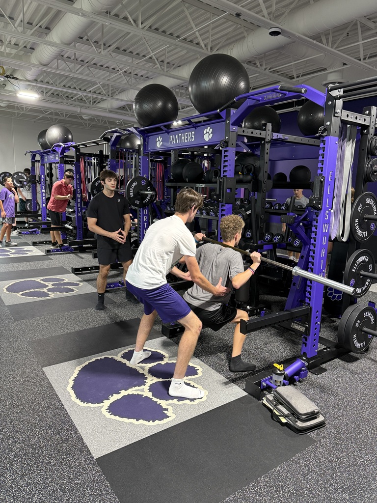 Ms. Poulos’ Weight Training PE students are putting our brand-new Weight Room to good use! 💪 Students are learning how to lift safely, use available resources, and build confidence in their ability to work out on their own—all while learning how to structure lifts that match their personal fitness goals. We’re so lucky to have this incredible new space as part of the high school renovation this summer. Our students and athletes are truly fortunate to have such top-notch facilities to support their growth and wellness! 🏋️♀️💜