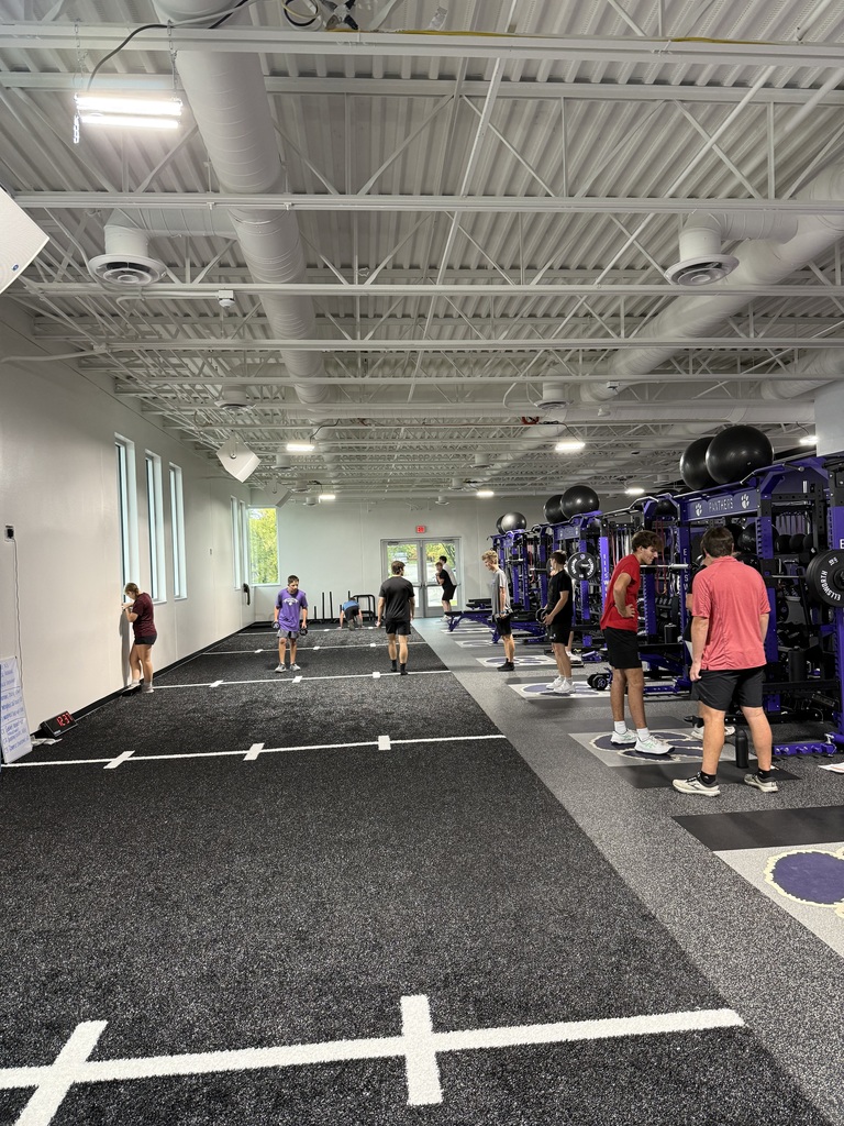 Ms. Poulos’ Weight Training PE students are putting our brand-new Weight Room to good use! 💪 Students are learning how to lift safely, use available resources, and build confidence in their ability to work out on their own—all while learning how to structure lifts that match their personal fitness goals. We’re so lucky to have this incredible new space as part of the high school renovation this summer. Our students and athletes are truly fortunate to have such top-notch facilities to support their growth and wellness! 🏋️♀️💜