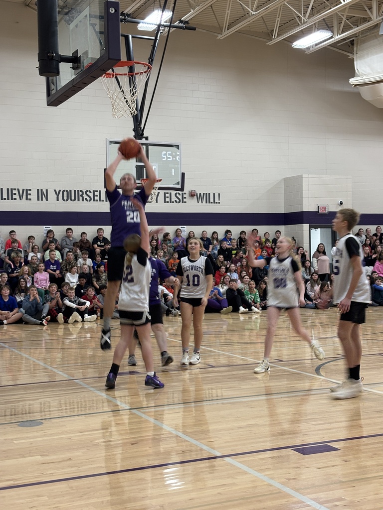 This week our middle school students took on a morning of state testing better known around here as “Show What You Know Day.” After working hard all morning, everyone got to relax and have some fun with school-wide Bingo, Dodgeball, classroom games, and even a staff vs. student basketball game. It was the perfect way to wrap up a big day, and we’re so proud of our students for giving it their best. 🐾💜