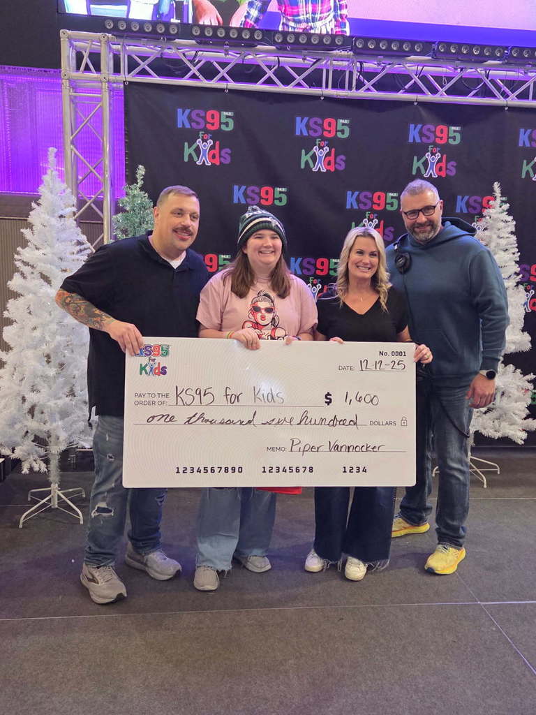 So proud of Junior Piper Van Nocker and her big heart 💜 For the fifth year in a row, Piper hosted a bake sale fundraiser and raised an incredible $1,600 for Gillette Children's Hospital and the M Health Masonic Children’s Hospital Childhood Cancer Program. This fundraiser has been Piper’s high school capstone project since her freshman year, and she has stayed committed to it every step of the way. Over the past five years, Piper has now raised an amazing $6,050 total. Recently, she delivered this year’s donation to the KS95 for Kids fundraiser at the Mall of America. Way to go, Piper. Your dedication, kindness, and follow-through truly make a difference. Panther Pride 🐾💜