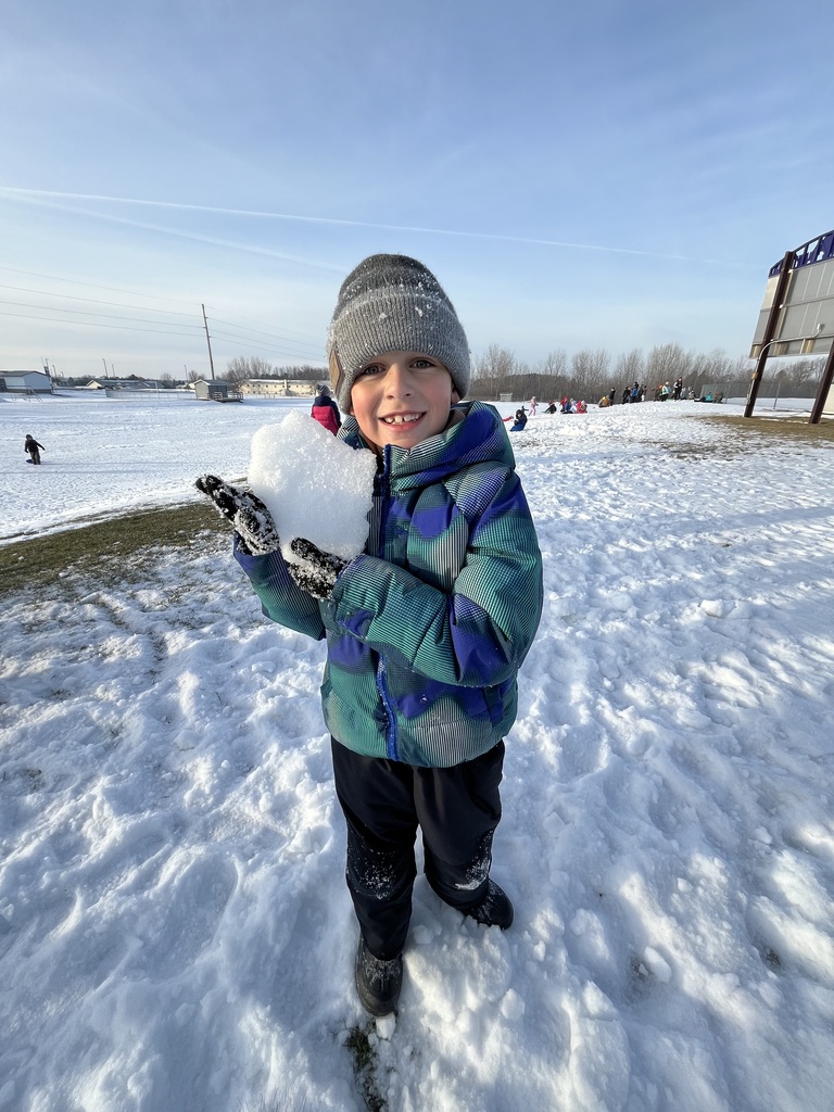 Third Graders had a reward party today. They enjoyed the outdoors and sledding.