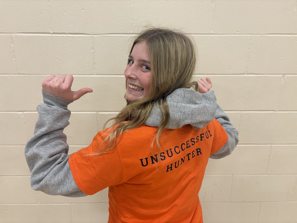 Our middle school Phy Ed teachers, Ms. Yaeger and Mr. Campbell, came up with a fun way to encourage participation in nontraditional sports and get students outside, especially during hunting season. 🦌🌲  Students were invited to share their hunting experiences, and it gave us a sneak peek at some pretty impressive bucks they were seeing this season. Even better, it was all about participation, not just the outcome.  We recognized four different winners: • Biggest Buck – awarded to the student who harvested the largest buck • Three Buck Board Winners – students chosen at random who harvested either a buck or a doe • Unsuccessful Hunter – awarded to a student who went hunting but didn’t harvest anything  The goal was to celebrate time outdoors, effort, and participation, not just success. Students loved it, and it was a great way to highlight learning and experiences happening beyond the classroom. 💜🐾