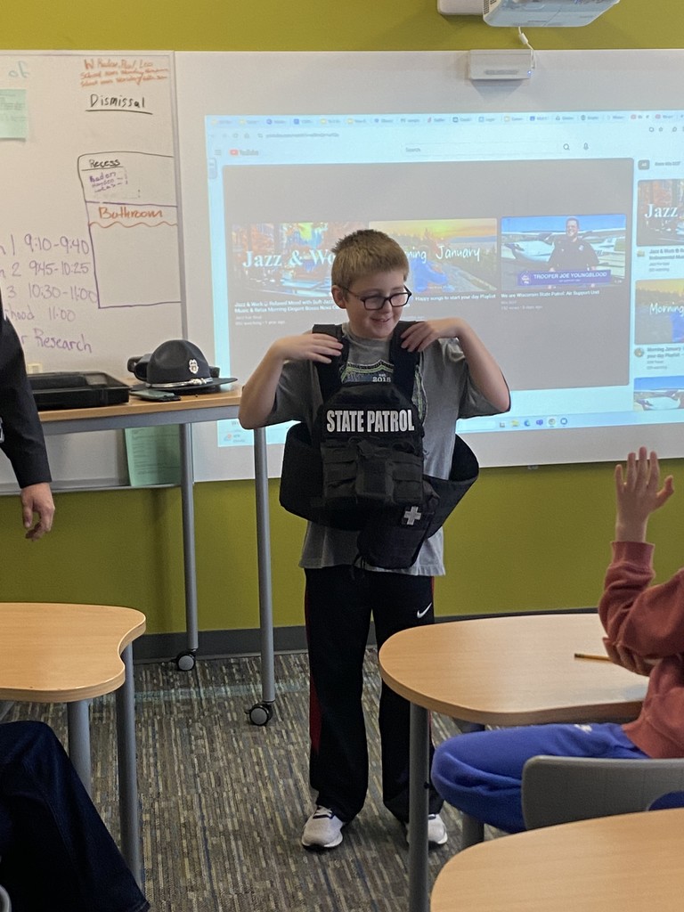 On January 15, our 4th and 5th graders took part in Ellsworth Elementary’s 3rd annual Career Day, and it was such a great day of learning and exploring.  Fourth graders rotated through seven different speakers, moving to a new classroom every 15 minutes so they could hear from everyone. Fifth graders chose three out of six speakers to visit and spent 30 minutes in each session digging a little deeper into careers that interested them. Before Career Day, our fifth graders also took a short Myers-Briggs personality test, then researched a job that matched their personality. They created career posters for our “neighborhood,” including salary, required education, and other details about each job.  Like always, our speakers were amazing. Hearing people talk about what they do with so much passion helps open our students’ eyes to careers they may have never known about. These kinds of experiences really help students start imagining what their own futures could look like.  A big thank you to all of our speakers who made this day possible:  WI State Patrol WI DNR Pierce County Sheriff’s Department Loberg’s Law Office Coach Staley KNN Farms Brush Strokes Pierce County Highway Department Tim Schmit, Pilot Westconsin Credit Union Principal Nygaard Ellsworth Police Department  We are so grateful for our community partners who take the time to invest in our students and share their experiences. 💜🐾