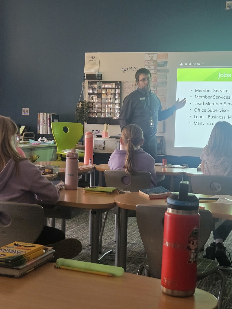 On January 15, our 4th and 5th graders took part in Ellsworth Elementary’s 3rd annual Career Day, and it was such a great day of learning and exploring.  Fourth graders rotated through seven different speakers, moving to a new classroom every 15 minutes so they could hear from everyone. Fifth graders chose three out of six speakers to visit and spent 30 minutes in each session digging a little deeper into careers that interested them. Before Career Day, our fifth graders also took a short Myers-Briggs personality test, then researched a job that matched their personality. They created career posters for our “neighborhood,” including salary, required education, and other details about each job.  Like always, our speakers were amazing. Hearing people talk about what they do with so much passion helps open our students’ eyes to careers they may have never known about. These kinds of experiences really help students start imagining what their own futures could look like.  A big thank you to all of our speakers who made this day possible:  WI State Patrol WI DNR Pierce County Sheriff’s Department Loberg’s Law Office Coach Staley KNN Farms Brush Strokes Pierce County Highway Department Tim Schmit, Pilot Westconsin Credit Union Principal Nygaard Ellsworth Police Department  We are so grateful for our community partners who take the time to invest in our students and share their experiences. 💜🐾