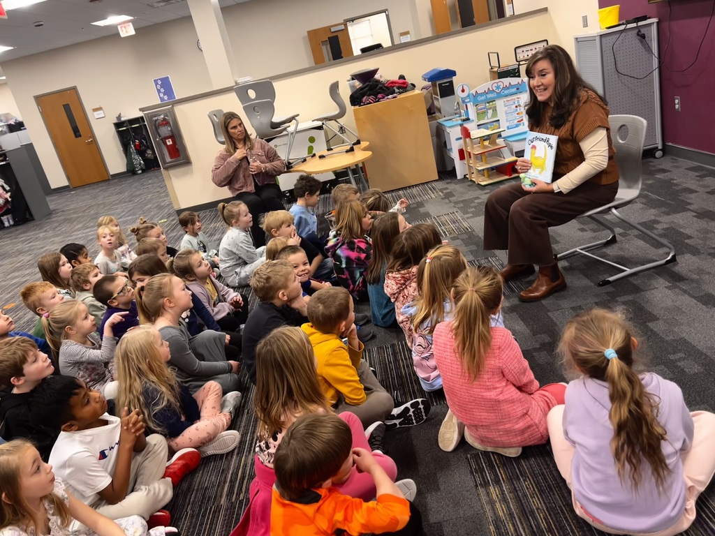 📚💙 We had a very special visitor at Ellsworth Elementary this week! Former ECSD teacher Teri Kulow stopped by to share her brand-new children’s book, Our Friend Pepie, with all of our kindergarten students. The story follows Pepie, a friendly lake monster who helps kids take care of Lake Pepin by cleaning up litter and protecting the water we all love. What a perfect message for our young learners. The beautiful illustrations were created by Shelly Nelson, former Ellsworth Elementary art teacher, making this project extra special and close to home. Teri read the book to all of our kindergarten classes, and we snapped photos in Mrs. Magee’s, Mrs. Foley’s, and Mrs. Lynner’s rooms. Teri also generously donated a copy of the book to the Ellsworth Elementary Library, so students can enjoy Pepie’s story for years to come. After teaching in our district for 31 years before retiring in 2019, it was wonderful to welcome Teri back and see her still sharing her love of learning and storytelling with our students. Thank you, Teri, for this meaningful visit and for a story that encourages kindness, community, and caring for our lake. 💜🐾