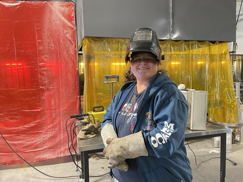 🔥 We’re kicking off CTE Month with a big win!  Our Community Ed Class: Intro to Welding was a huge hit. Nearly 30 community members filled the new CTE Center at Ellsworth High School for a night of hands on learning and a whole lot of sparks flying.  We loved seeing grandparents welding with grandkids, parents welding with kids, and even husbands welding with wives. It was a great example of how learning can bring people of all ages together.  The new welding bays from the recent CTE remodel really came in handy and gave everyone plenty of space to work safely and comfortably. These updated spaces are already making a big difference for both students and the community.  With such a great turnout, we’re hoping to offer more open welding times in the near future. Thank you to everyone who came out and made the night such a success. It was a fun way to kick off CTE Month. 💜🐾