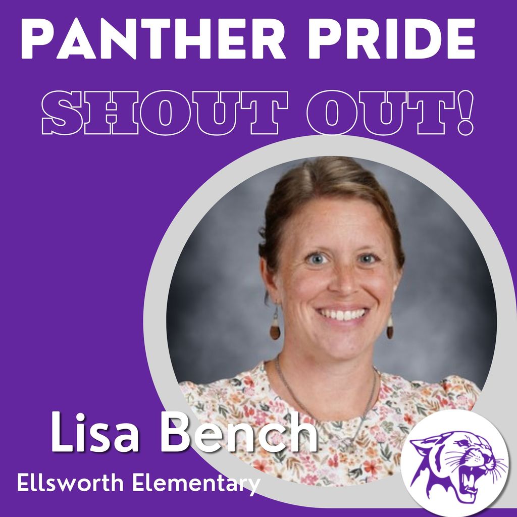 💜🐾 Panther Pride Staff Shout Out 🐾💜  This week’s Panther Pride Staff Shout Out goes to Lisa Bench, who was nominated by Robin for the incredible impact she has on her team and students.  Robin shared that Lisa is truly the glue that holds the 5th grade team together. She is always thinking ahead, helping map out both the big picture and the small day-to-day details that keep everything running smoothly. Lisa is a natural problem solver and creative thinker who is constantly finding ways to improve the student experience.  She also goes above and beyond to give students meaningful opportunities outside the classroom. From planning field trips to making connections within the communities where our students live, Lisa works hard to help kids try new things, spend time outdoors, and learn through real-world experiences.  On top of everything she does at school, Lisa is also an active community volunteer, giving her time and energy to support many local events. She holds high expectations for her students and supports them as they grow academically, socially, and personally.  Thank you, Lisa, for your leadership, creativity, and dedication to our students and team. We are so lucky to have you! 💜🐾