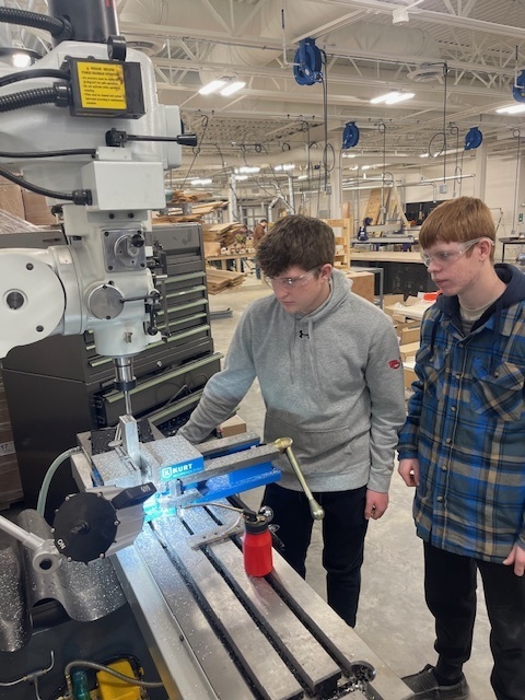 Ellsworth High School’s new CTE center continues to come to life! This month, experts from W.C. Branham in River Falls stopped by to consult with our CTE teachers and help get our new HAAS CNC equipment up and running. W.C. Branham provides engineering and manufacturing solutions for industrial applications, and their team brought valuable real-world expertise right into our shop. Hands-on support like this helps ensure our students are learning on the same types of equipment and processes used in today’s manufacturing industry. It’s another great example of local businesses partnering with our schools to create meaningful, career-ready opportunities for Ellsworth students. Thank you to W.C. Branham for sharing your time and expertise with our students and staff! Panther Pride!