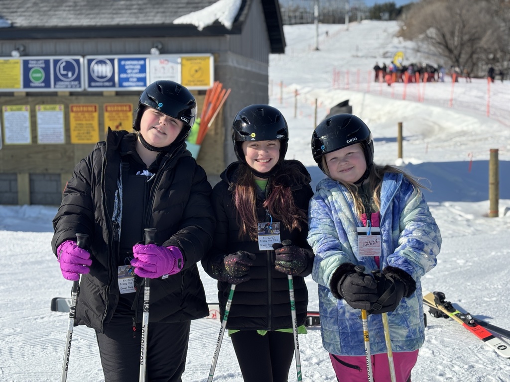 Last Friday, our 6th graders headed out for their annual ski field trip, and the weather did not disappoint! It’s not often you get a 50-degree day for a ski trip, and by the time most students finished ski school, many were down to just their snow pants and sweatshirts.  The students did an amazing job on the slopes, and it was a day full of fun, smiles, and new experiences. It was great to see so many kids building confidence and enjoying their time at Welch Village.  A HUGE thank you to the Middle School Parents Club for helping offset the cost of the trip. Because of their support, the cost to each student was only $10, which is a huge savings compared to previous years.  It was a beautiful day, and so many students had a wonderful time hitting the slopes. Panther Pride! 🎿❄️