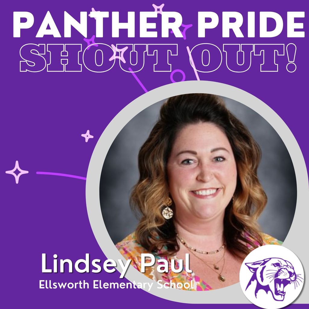 💜🐾 Panther Pride Staff Shout Out 🐾💜  Today’s Panther Pride Staff Shout Out goes to Mrs. Paul, who was nominated by Tessa Langer.  Tessa shared that Mrs. Paul is an amazing teacher who made this past school year truly special for her daughter. Each day, her daughter came home excited to share what she had learned and how much she enjoyed being in Mrs. Paul’s classroom.  Tessa said her daughter felt comfortable being herself, and Mrs. Paul embraced each of her students for exactly who they are. That sense of belonging made such an impact that when the school year ended, her daughter cried because she didn’t want it to be over.  That kind of connection speaks volumes.  Thank you, Mrs. Paul, for being amazing, kind, and genuine. You make every day meaningful for your students, and it shows. 💜🐾  If you’d like to nominate a staff member for a Panther Pride Staff Shout Out, you can do so here: https://forms.gle/DS276jvHJqfCuvGr6