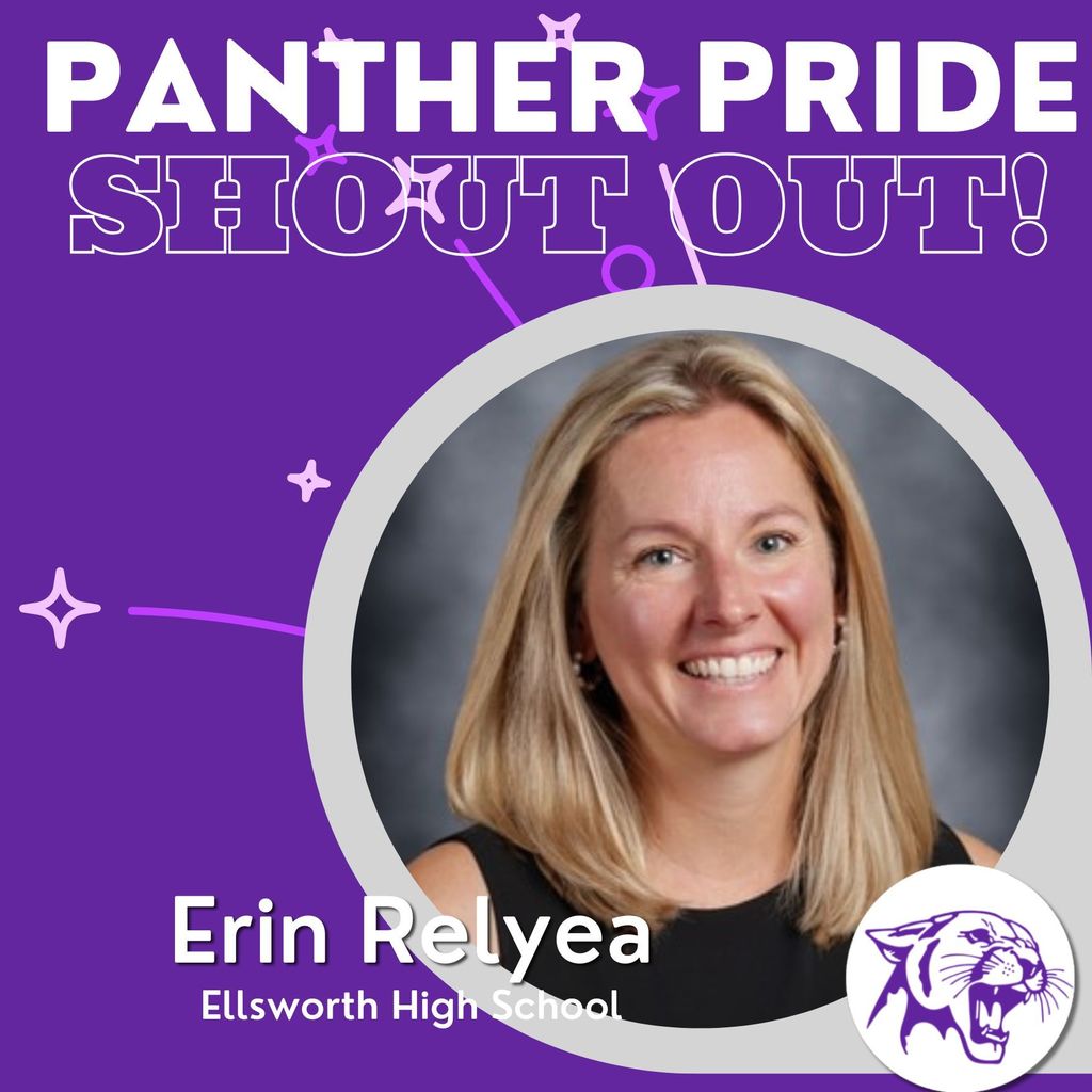 💜🐾 Panther Pride Staff Shout Out 🐾💜 Today’s Panther Pride Staff Shout Out goes to Erin Relyea, who was nominated by Ashley. Ashley shared that Mrs. Relyea’s patience, support, and encouragement have made a huge difference. She puts in the extra time and effort to help her students succeed, and that commitment does not go unnoticed. The care she shows and the steady encouragement she gives mean more than she may ever realize. Her willingness to invest that extra time can truly change a student’s path. Thank you, Mrs. Relyea, for the dedication and heart you bring to your students every day. We are so thankful for you! 💜🐾 If you’d like to nominate a staff member for a Panther Pride Staff Shout Out, you can do so here: https://forms.gle/DS276jvHJqfCuvGr6