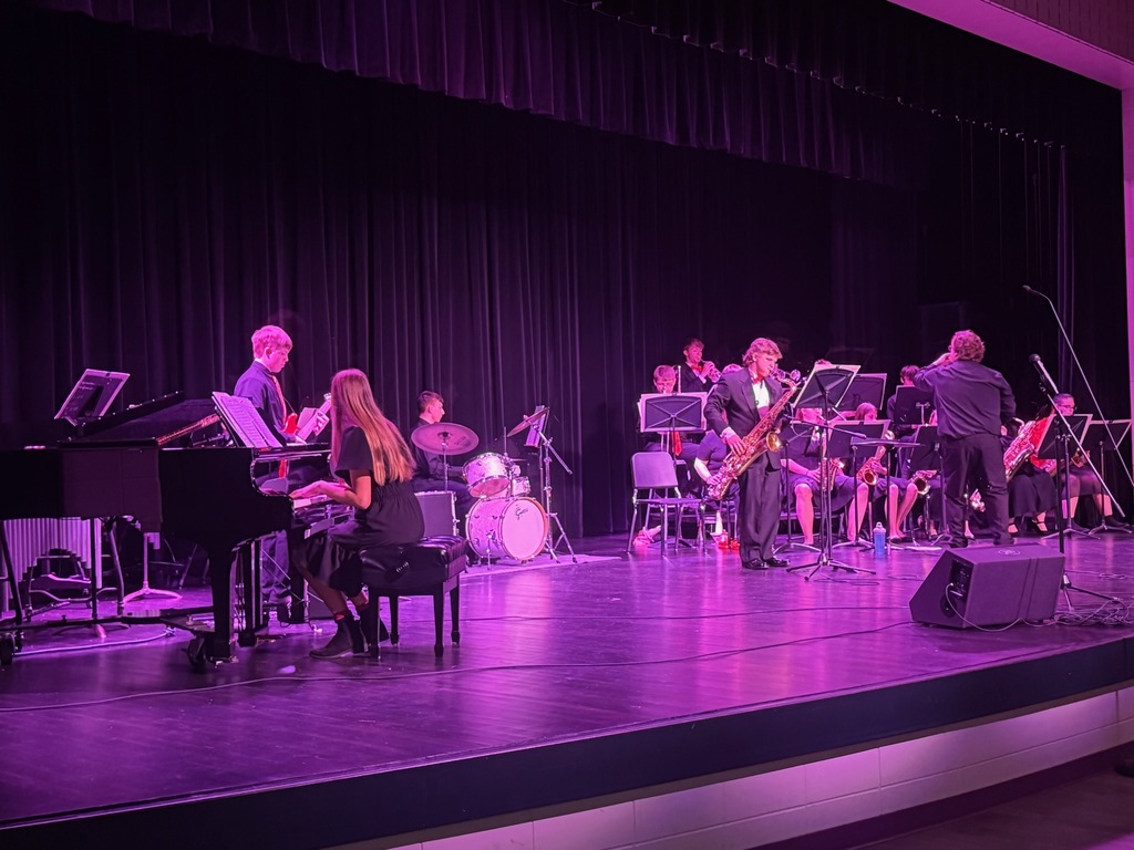 🎶✨ A Night of Music, Dance, and Community ✨🎶  A few weeks ago, our community gathered for a FREE evening of music and dancing provided by the Ellsworth High School Jazz Band and Vocal Jazz Ensemble. What a fun night!  The talent on display was incredible, and it was so special to see families, friends, and neighbors enjoying the music together. Events like this are such a great reminder of how the arts bring people together.  Thank you to our student musicians and directors for sharing your time and talents with the community. We are so proud of you! 💜🖤 #PantherPride
