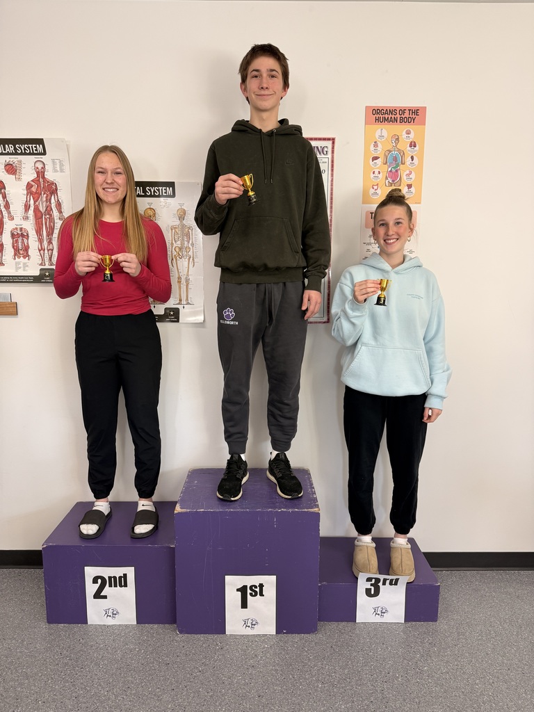 Mrs. Klecker’s Athletic Training class is in their Taping and Wrapping Unit, and students took their skills to the next level with a competitive double elimination bracket.  Students worked to learn and perfect taping techniques for the wrist, thumb, shin, MCL/LCL, and ankle. They were evaluated on timing, accuracy, and overall knowledge of each technique. It wasn’t just about speed. It was about doing it right.  To make it even more fun, they put their skills to the test in a friendly competition with classmates. The result? A lot of focus, teamwork, and a little competitive spirit during the Taping Tournament of Champions.  Be sure to check out the bracket standings, our final winners on the podium, and the impressive progress students made over just two days. Panther Pride in action! 💜🖤 #PantherPride