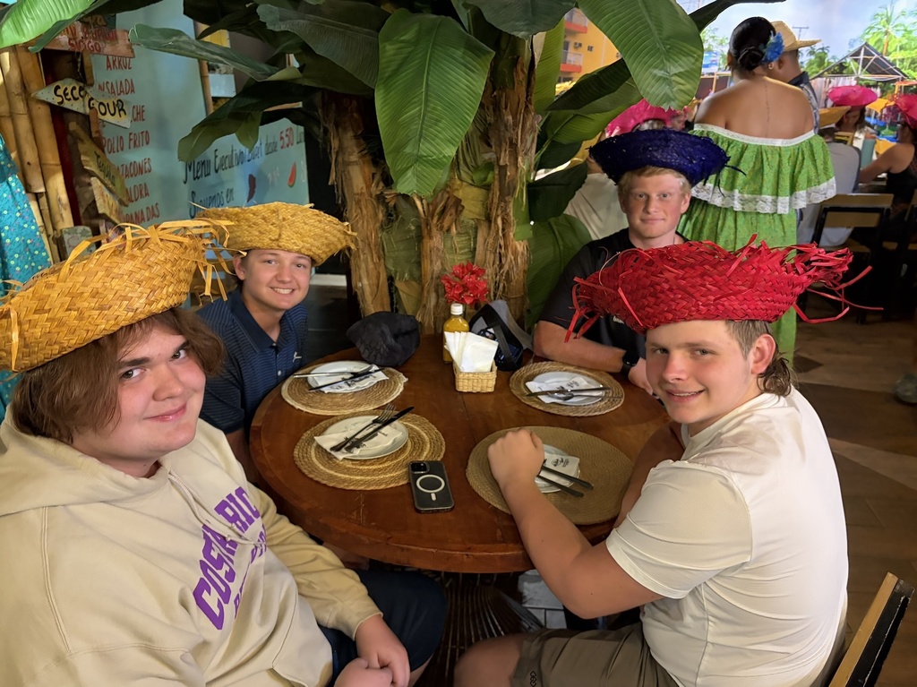 What an incredible spring break adventure for our Ellsworth High School International Club! ✈️🌎  A group of 33 EHS students and chaperones traveled to Costa Rica and Panama, experiencing the culture, food, and natural beauty of both countries while making memories that will last a lifetime.  Along the way, students had the chance to: 🌴 Zip line through the rainforest 🤿 Snorkel in the Pacific Ocean 🛶 Kayak near La Fortuna, Costa Rica 💦 Climb the 500+ steps to see the beautiful La Fortuna waterfall  In Panama, the adventure continued with: 🏄 Surfing lessons 🚤 Boating on Lake Gatun 🚢 Watching the Panama Canal in action  Students also enjoyed incredible local food and learned about the region’s culture and businesses, including a visit to a cocoa bean plantation.  It was an unforgettable experience filled with learning, exploration, and plenty of fun. Thank you to everyone who helped make this trip possible! 💜🖤 #PantherPride