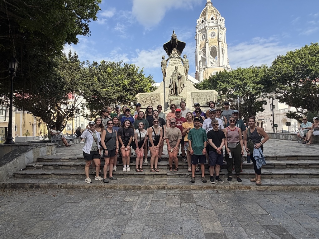 What an incredible spring break adventure for our Ellsworth High School International Club! ✈️🌎  A group of 33 EHS students and chaperones traveled to Costa Rica and Panama, experiencing the culture, food, and natural beauty of both countries while making memories that will last a lifetime.  Along the way, students had the chance to: 🌴 Zip line through the rainforest 🤿 Snorkel in the Pacific Ocean 🛶 Kayak near La Fortuna, Costa Rica 💦 Climb the 500+ steps to see the beautiful La Fortuna waterfall  In Panama, the adventure continued with: 🏄 Surfing lessons 🚤 Boating on Lake Gatun 🚢 Watching the Panama Canal in action  Students also enjoyed incredible local food and learned about the region’s culture and businesses, including a visit to a cocoa bean plantation.  It was an unforgettable experience filled with learning, exploration, and plenty of fun. Thank you to everyone who helped make this trip possible! 💜🖤 #PantherPride
