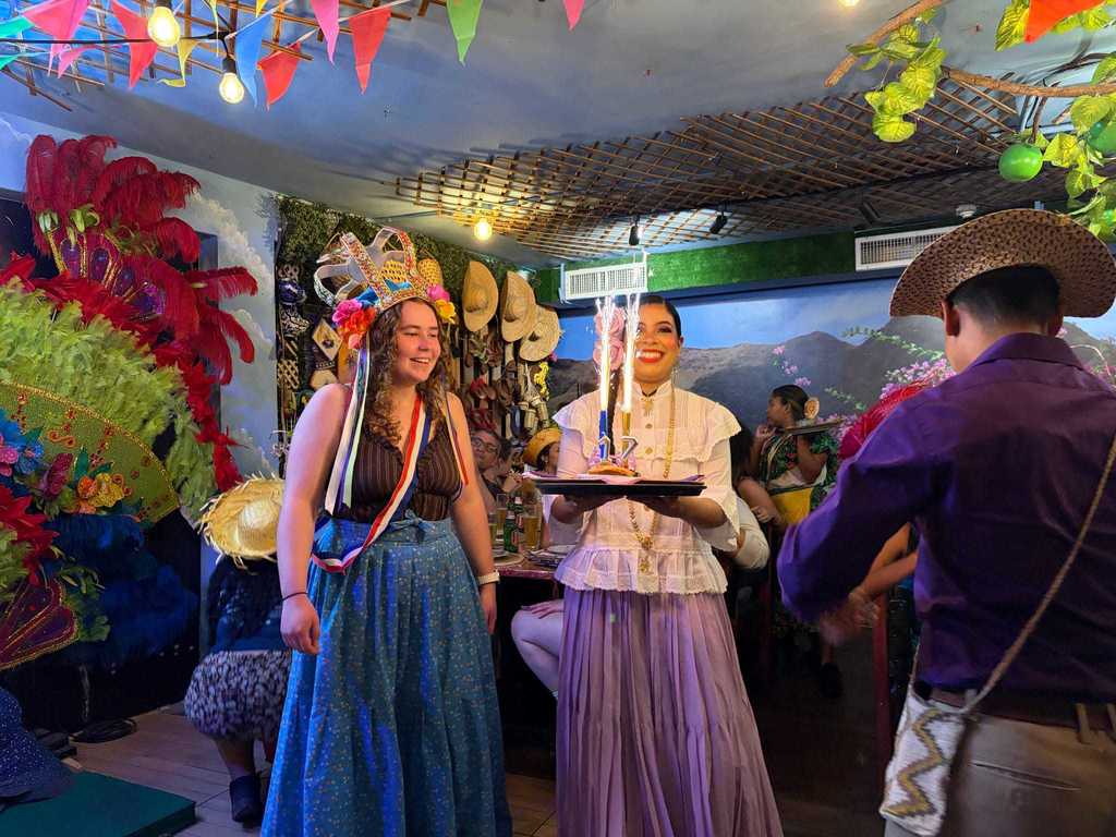 What an incredible spring break adventure for our Ellsworth High School International Club! ✈️🌎  A group of 33 EHS students and chaperones traveled to Costa Rica and Panama, experiencing the culture, food, and natural beauty of both countries while making memories that will last a lifetime.  Along the way, students had the chance to: 🌴 Zip line through the rainforest 🤿 Snorkel in the Pacific Ocean 🛶 Kayak near La Fortuna, Costa Rica 💦 Climb the 500+ steps to see the beautiful La Fortuna waterfall  In Panama, the adventure continued with: 🏄 Surfing lessons 🚤 Boating on Lake Gatun 🚢 Watching the Panama Canal in action  Students also enjoyed incredible local food and learned about the region’s culture and businesses, including a visit to a cocoa bean plantation.  It was an unforgettable experience filled with learning, exploration, and plenty of fun. Thank you to everyone who helped make this trip possible! 💜🖤 #PantherPride