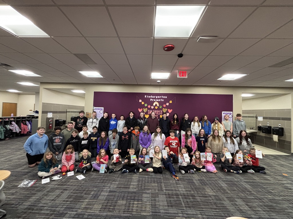 What happens when middle school creativity meets kindergarten imagination? Something pretty special! 💜🖤  Mrs. Thompson Kinneman’s 7th and 8th grade FACS students recently delivered their creative projects to Mrs. Magee’s kindergarten class. The kindergarteners shared ideas for characters they would love to see, and the middle school students brought those ideas to life!  Our 7th graders wrote original stories about the characters, and the 8th graders carefully hand-sewed them into adorable stuffed creations.  The kindergarten students were absolutely thrilled to receive their very own character and storybook. It was a fun collaboration that brought smiles to students of all ages and showed just how creative our Panthers can be! 🐾📚🧵  #PantherPride