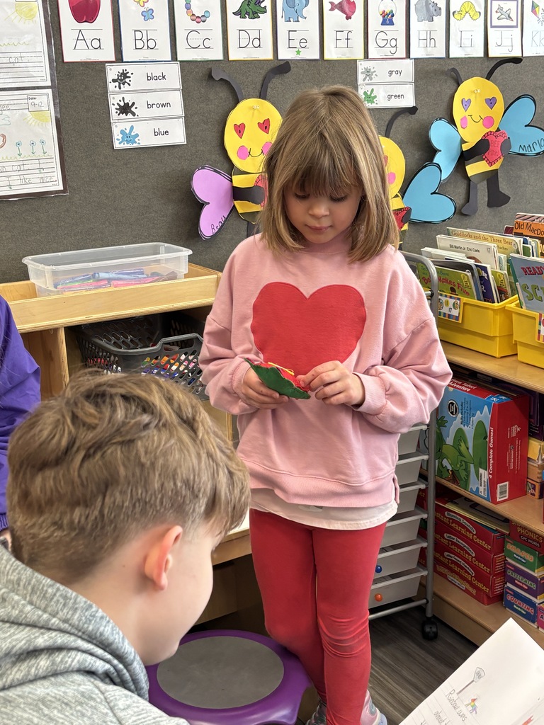 What happens when middle school creativity meets kindergarten imagination? Something pretty special! 💜🖤  Mrs. Thompson Kinneman’s 7th and 8th grade FACS students recently delivered their creative projects to Mrs. Magee’s kindergarten class. The kindergarteners shared ideas for characters they would love to see, and the middle school students brought those ideas to life!  Our 7th graders wrote original stories about the characters, and the 8th graders carefully hand-sewed them into adorable stuffed creations.  The kindergarten students were absolutely thrilled to receive their very own character and storybook. It was a fun collaboration that brought smiles to students of all ages and showed just how creative our Panthers can be! 🐾📚🧵  #PantherPride