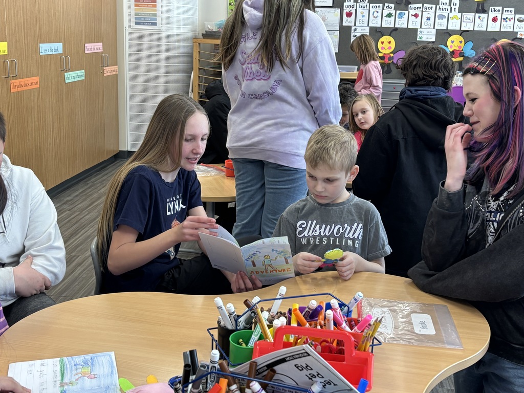 What happens when middle school creativity meets kindergarten imagination? Something pretty special! 💜🖤  Mrs. Thompson Kinneman’s 7th and 8th grade FACS students recently delivered their creative projects to Mrs. Magee’s kindergarten class. The kindergarteners shared ideas for characters they would love to see, and the middle school students brought those ideas to life!  Our 7th graders wrote original stories about the characters, and the 8th graders carefully hand-sewed them into adorable stuffed creations.  The kindergarten students were absolutely thrilled to receive their very own character and storybook. It was a fun collaboration that brought smiles to students of all ages and showed just how creative our Panthers can be! 🐾📚🧵  #PantherPride